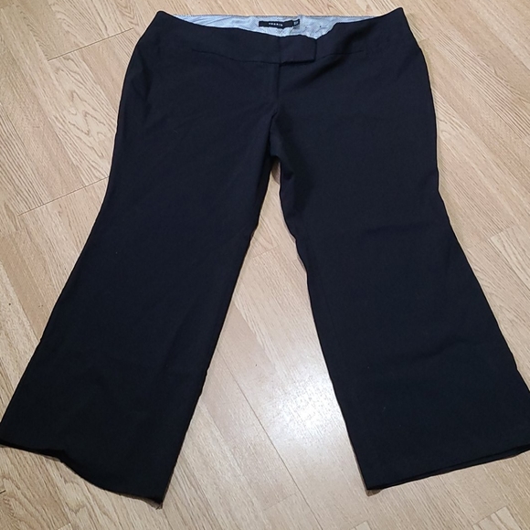 Torrid Classic Signature Black Bootcut Trendy Pants Short 20 - Picture 4 of 10